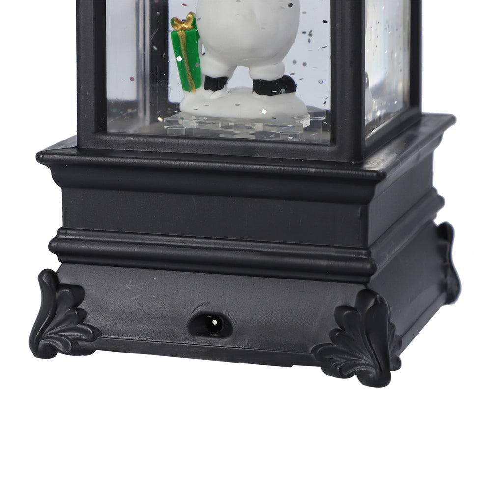 Weihnachts-Laterne mit warmer Beleuchtung und Musik