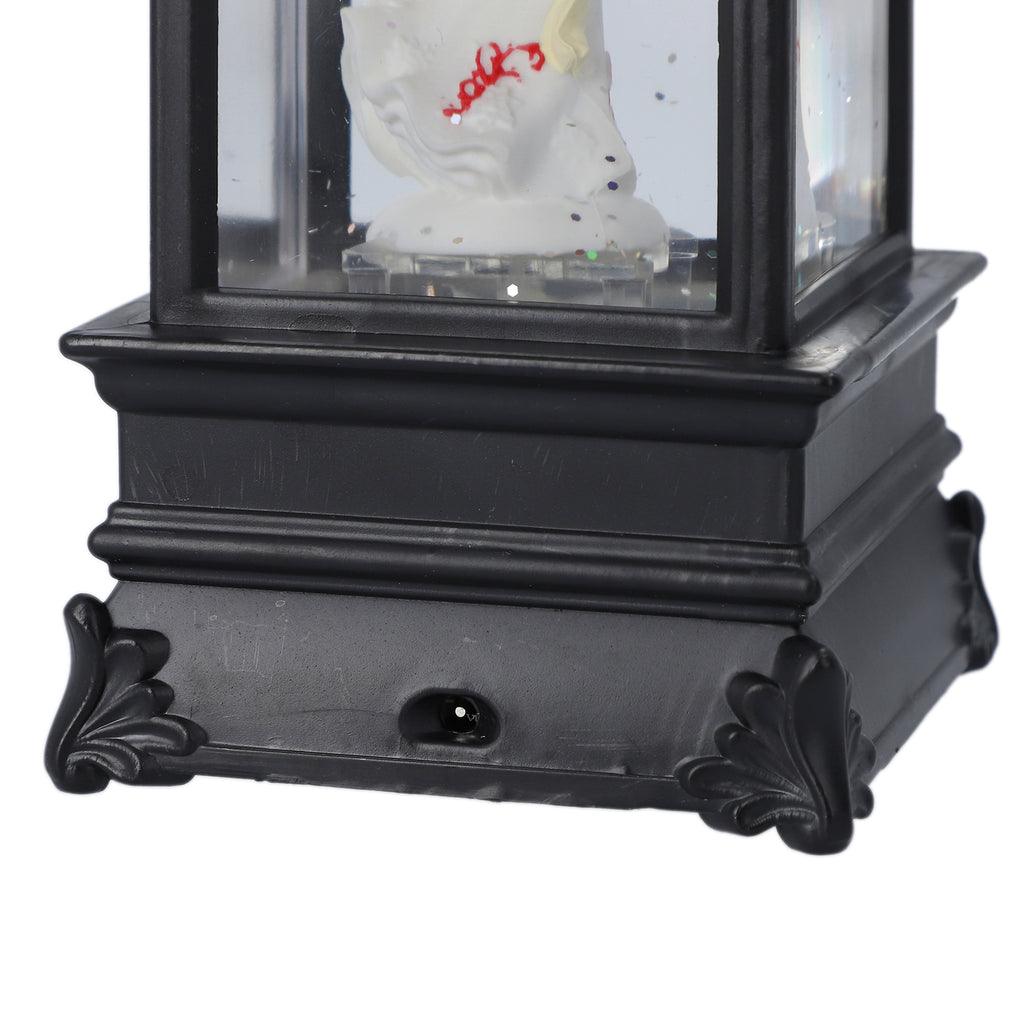 Weihnachts-Laterne mit warmer Beleuchtung und Musik