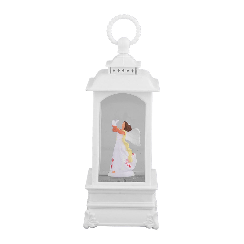 Weihnachts-Laterne mit warmer Beleuchtung und Musik