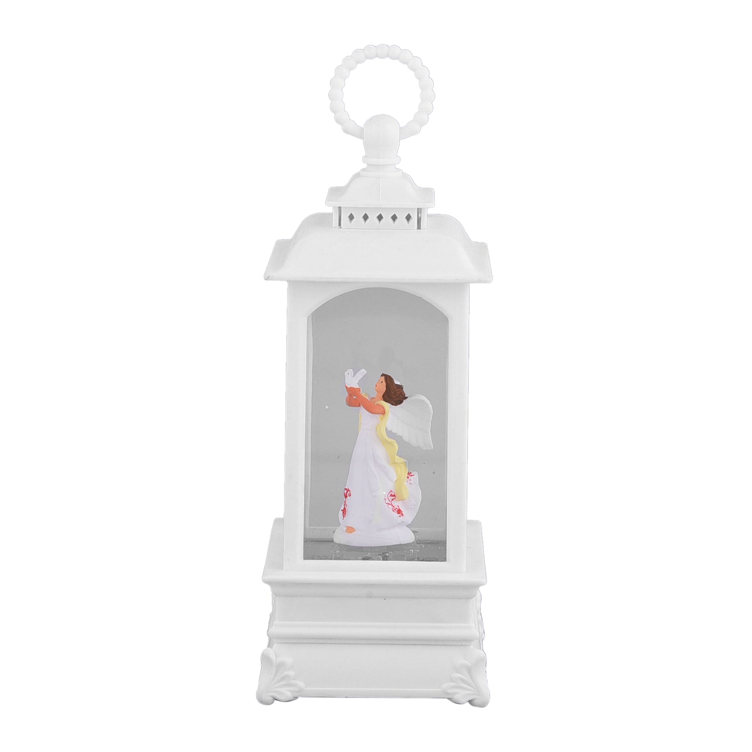 Weihnachts-Laterne mit warmer Beleuchtung und Musik